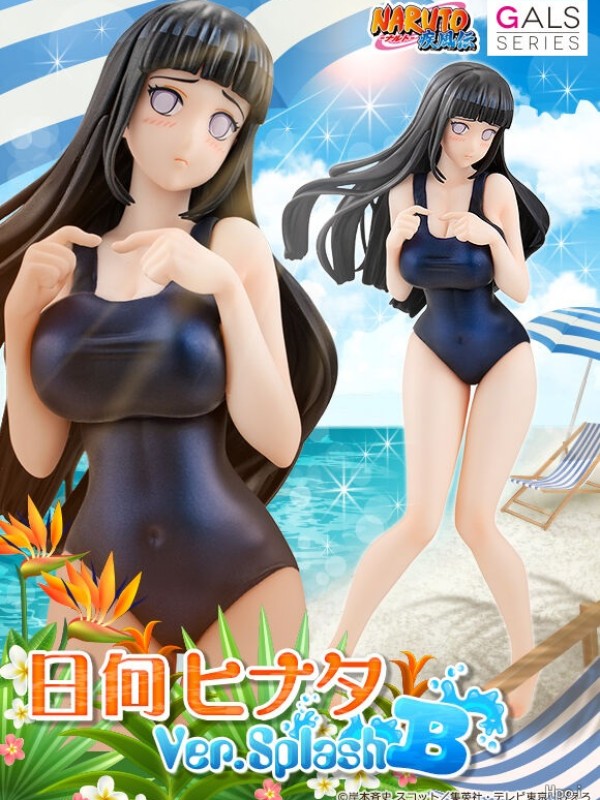 MegaHouse Naruto Hyuga Hinata Bikini Hot Sexy 1/8 Statue
